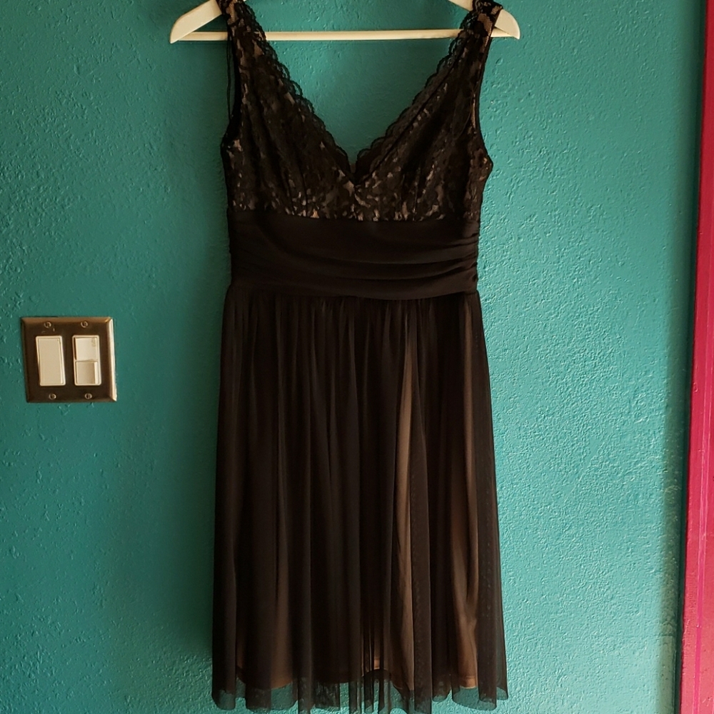 Petite Black cocktail dress